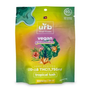 Urb Delta-8 / Delta-10 UK Gummies – Tropical Lush